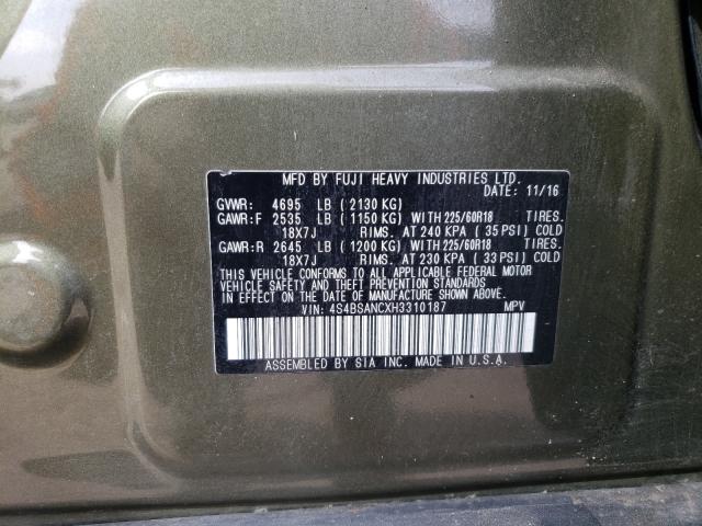 Photo 9 VIN: 4S4BSANCXH3310187 - SUBARU OUTBACK 2. 