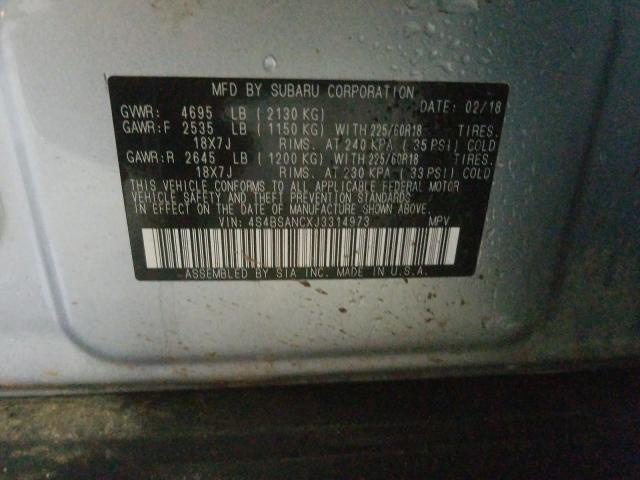 Photo 9 VIN: 4S4BSANCXJ3314973 - SUBARU OUTBACK 