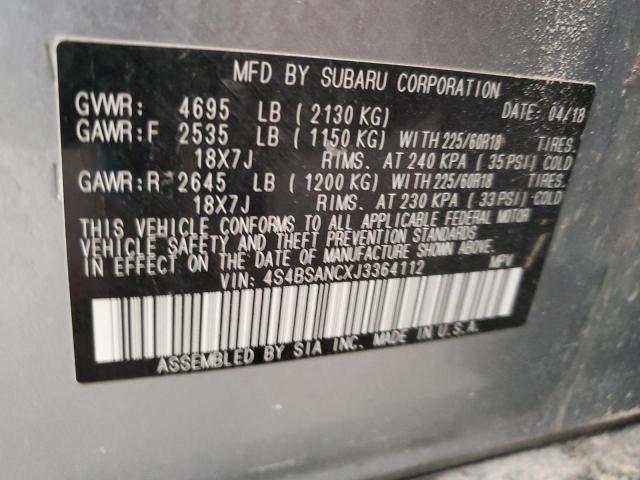 Photo 13 VIN: 4S4BSANCXJ3364112 - SUBARU OUTBACK 