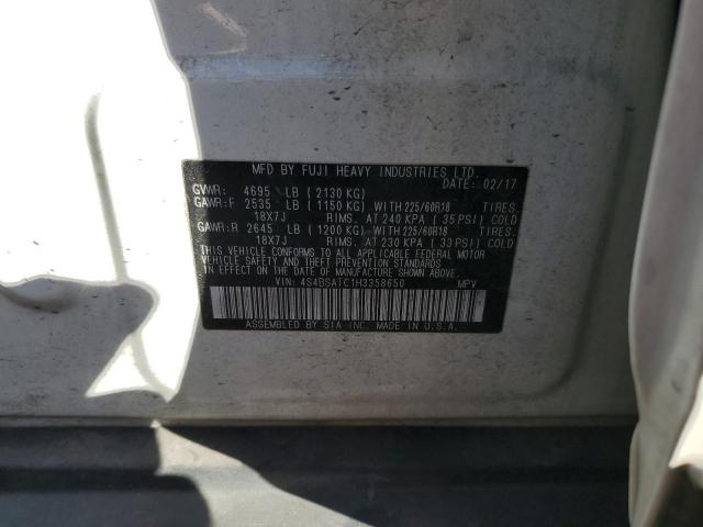 Photo 11 VIN: 4S4BSATC1H3358650 - SUBARU OUTBACK 