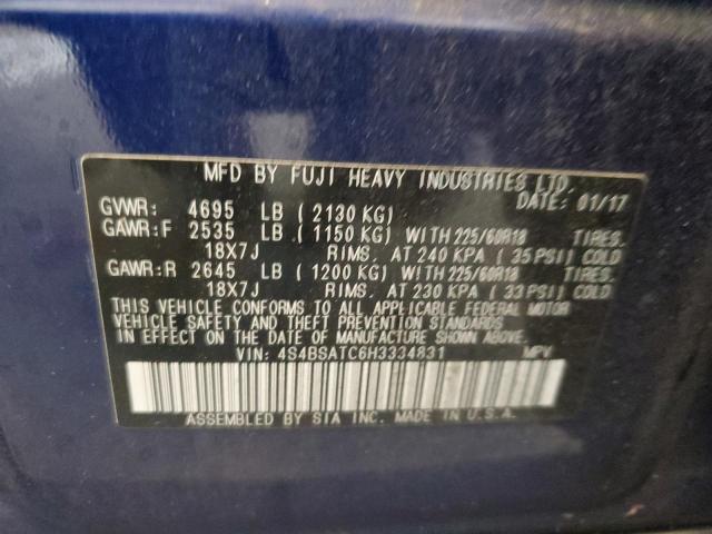 Photo 12 VIN: 4S4BSATC6H3334831 - SUBARU OUTBACK TO 