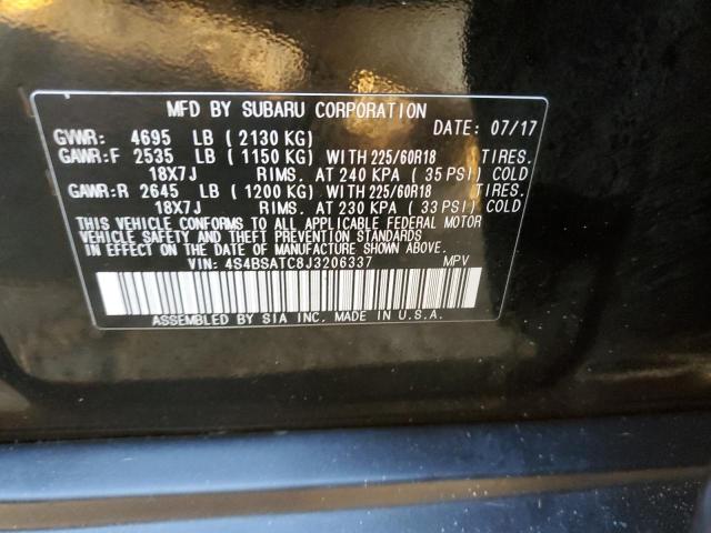 Photo 11 VIN: 4S4BSATC8J3206337 - SUBARU OUTBACK 