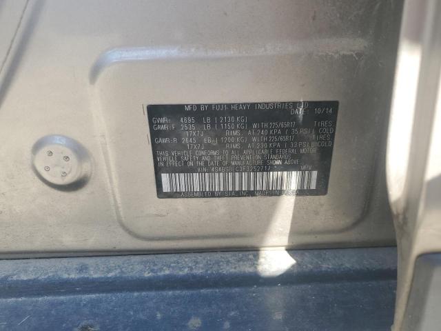 Photo 11 VIN: 4S4BSBEC3F3252717 - SUBARU OUTBACK 2. 