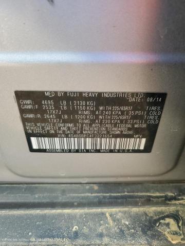 Photo 12 VIN: 4S4BSBEC4F3221654 - SUBARU OUTBACK 