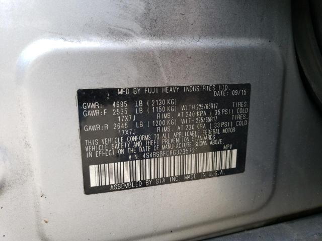 Photo 12 VIN: 4S4BSBFC8G3235721 - SUBARU OUTBACK 2. 