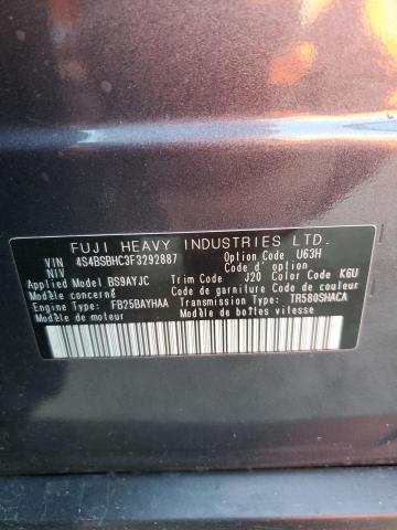 Photo 12 VIN: 4S4BSBHC3F3292887 - SUBARU OUTBACK 