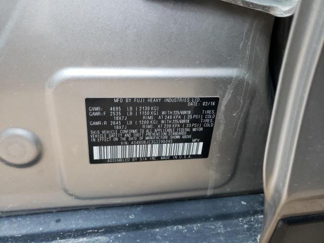 Photo 9 VIN: 4S4BSBJC3G3296045 - SUBARU OUTBACK 2. 