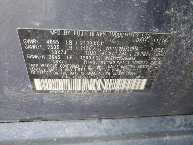 Photo 12 VIN: 4S4BSBJC7G3264747 - SUBARU OUTBACK 2. 