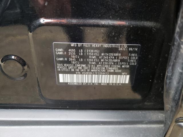 Photo 9 VIN: 4S4BSBLC1F3204412 - SUBARU OUTBACK 2. 