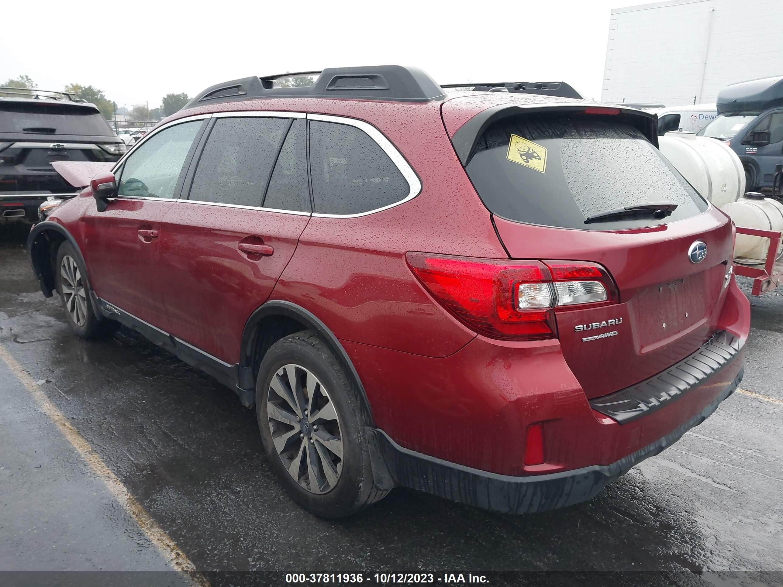 Photo 2 VIN: 4S4BSBLC1F3245526 - SUBARU OUTBACK 