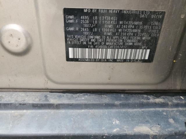 Photo 11 VIN: 4S4BSBLC4F3207417 - SUBARU OUTBACK 2. 