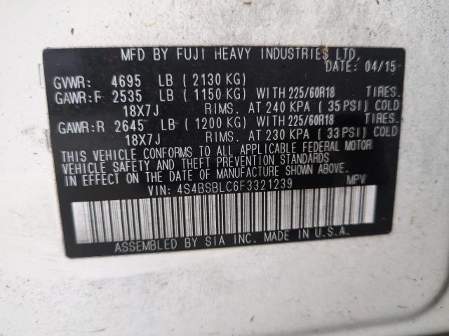 Photo 13 VIN: 4S4BSBLC6F3321239 - SUBARU OUTBACK 2. 