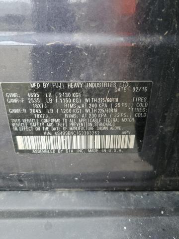 Photo 13 VIN: 4S4BSBNC1G3303262 - SUBARU OUTBACK 