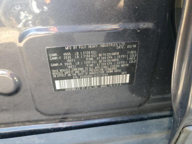 Photo 12 VIN: 4S4BSBNC1G3317694 - SUBARU OUTBACK 2. 