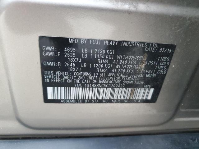 Photo 12 VIN: 4S4BSBNC5G3202497 - SUBARU OUTBACK 