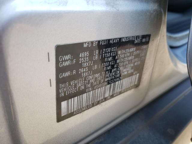 Photo 9 VIN: 4S4BSBNC7G3209628 - SUBARU OUTBACK 2. 