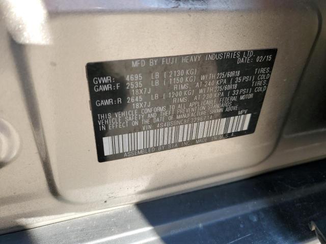 Photo 12 VIN: 4S4BSBNC8F3296714 - SUBARU OUTBACK 