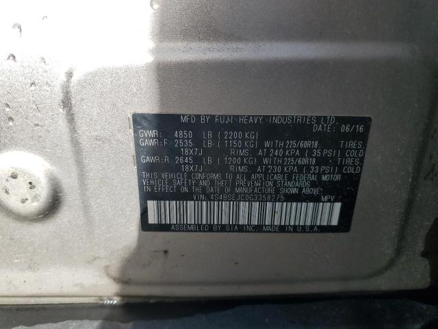 Photo 11 VIN: 4S4BSEJC0G3358275 - SUBARU OUTBACK 