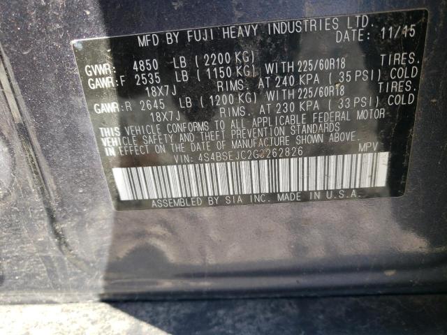 Photo 12 VIN: 4S4BSEJC2G3262826 - SUBARU OUTBACK 3. 