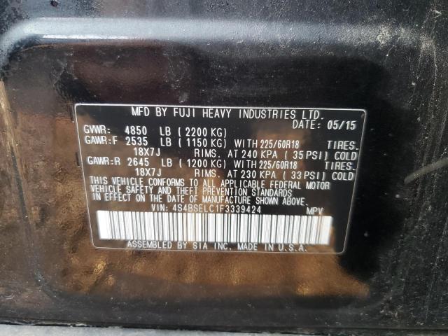 Photo 9 VIN: 4S4BSELC1F3339424 - SUBARU OUTBACK 3. 