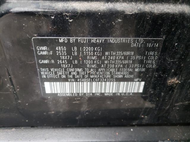 Photo 9 VIN: 4S4BSELC6F3243255 - SUBARU OUTBACK 3. 