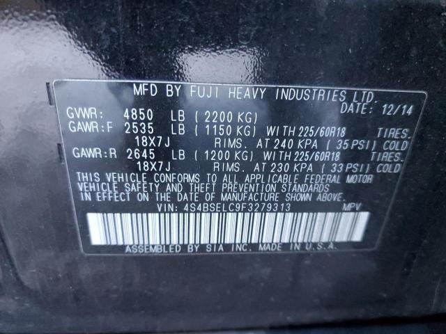 Photo 13 VIN: 4S4BSELC9F3279313 - SUBARU OUTBACK 3. 