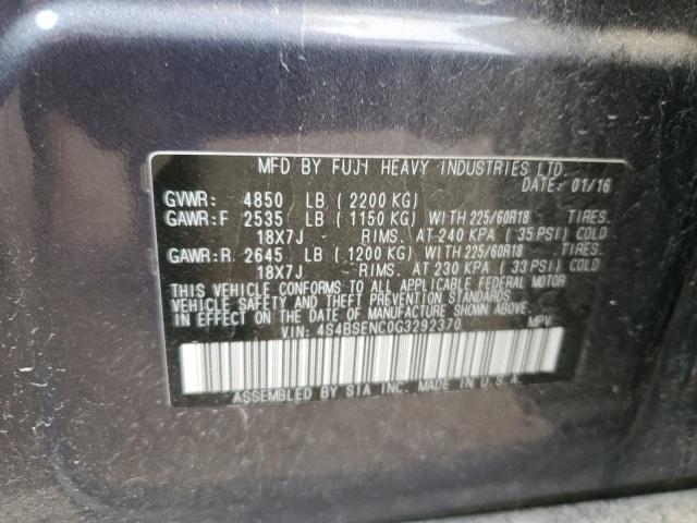 Photo 11 VIN: 4S4BSENC0G3292370 - SUBARU OUTBACK 