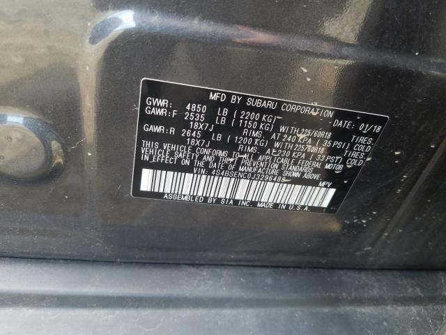 Photo 9 VIN: 4S4BSENC0J3296488 - SUBARU OUTBACK 3. 