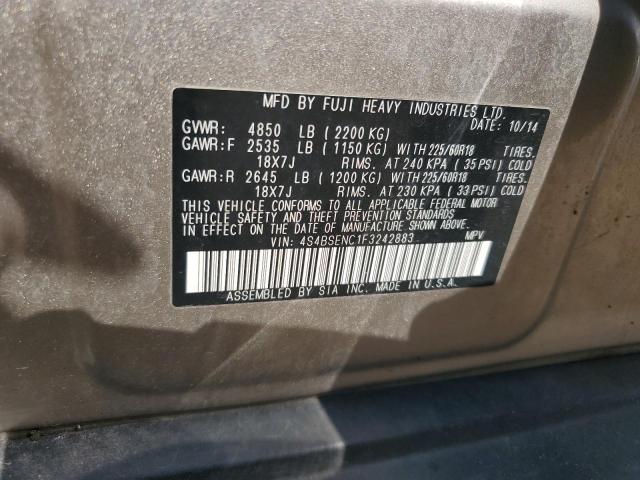 Photo 12 VIN: 4S4BSENC1F3242883 - SUBARU OUTBACK 