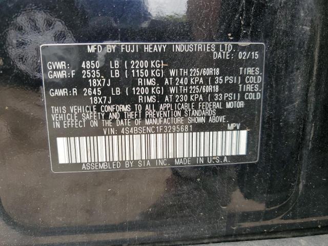 Photo 11 VIN: 4S4BSENC1F3295681 - SUBARU OUTBACK 3. 