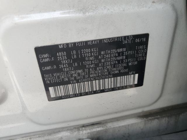 Photo 12 VIN: 4S4BSENC1H3203696 - SUBARU OUTBACK 3. 