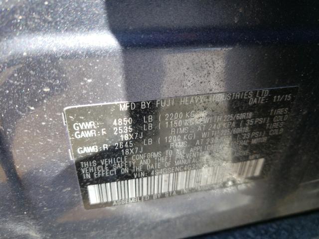 Photo 9 VIN: 4S4BSENC4G3263308 - SUBARU OUTBACK 3. 