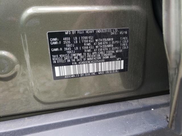 Photo 11 VIN: 4S4BSENC4G3354448 - SUBARU OUTBACK 3. 