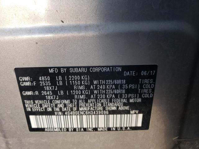 Photo 12 VIN: 4S4BSENC6H3439096 - SUBARU OUTBACK 3. 