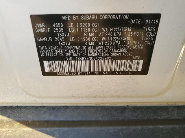 Photo 12 VIN: 4S4BSENC6K3289823 - SUBARU OUTBACK 