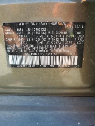 Photo 12 VIN: 4S4BSENC7F3231144 - SUBARU OUTBACK 3. 