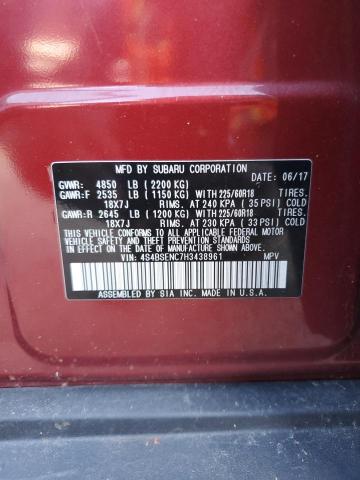 Photo 13 VIN: 4S4BSENC7H3438961 - SUBARU OUTBACK 3. 