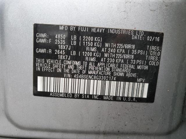 Photo 11 VIN: 4S4BSENC8G3302174 - SUBARU OUTBACK 3. 