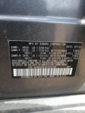 Photo 12 VIN: 4S4BSENC8K3394489 - SUBARU OUTBACK 3. 