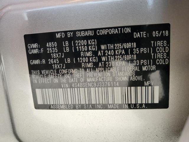 Photo 12 VIN: 4S4BSENC9J3376114 - SUBARU OUTBACK 3. 