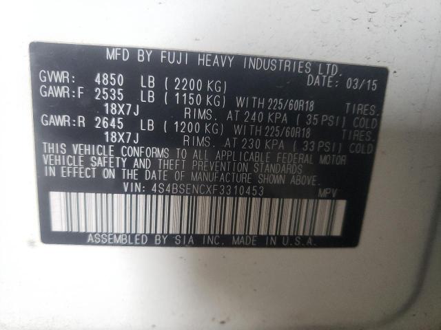 Photo 12 VIN: 4S4BSENCXF3310453 - SUBARU OUTBACK 3. 