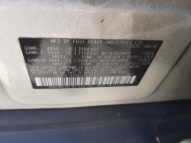 Photo 9 VIN: 4S4BSENCXG3327934 - SUBARU OUTBACK 3. 