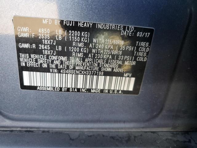 Photo 12 VIN: 4S4BSENCXH3377198 - SUBARU OUTBACK 3. 