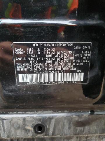 Photo 13 VIN: 4S4BSENCXK3211724 - SUBARU OUTBACK 3. 