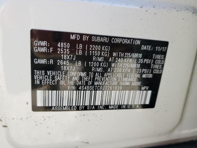 Photo 13 VIN: 4S4BSETC0J3261839 - SUBARU OUTBACK TO 