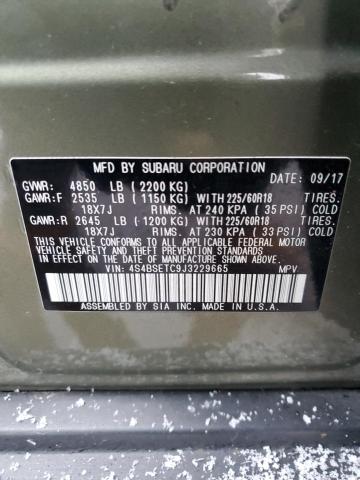 Photo 12 VIN: 4S4BSETC9J3229665 - SUBARU OUTBACK TO 