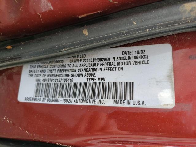 Photo 11 VIN: 4S4BT61C137105410 - SUBARU BAJA 