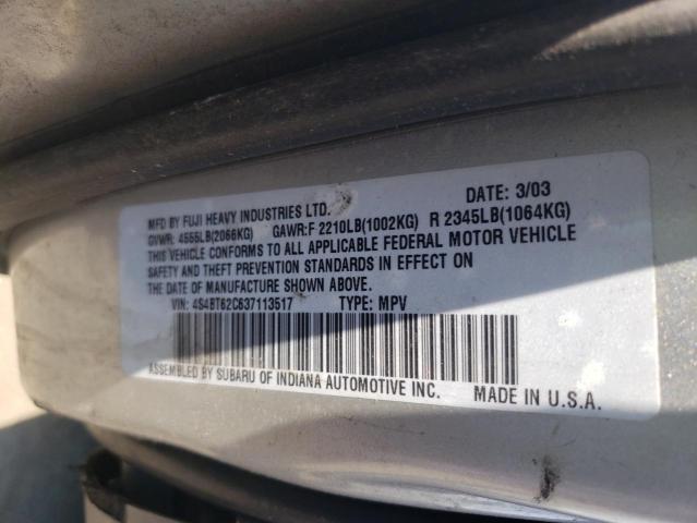 Photo 11 VIN: 4S4BT62C637113517 - SUBARU BAJA 