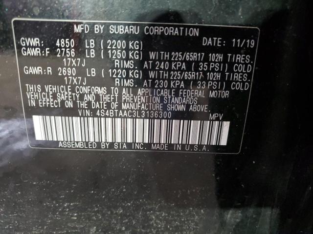 Photo 12 VIN: 4S4BTAAC3L3136300 - SUBARU LEGACY 