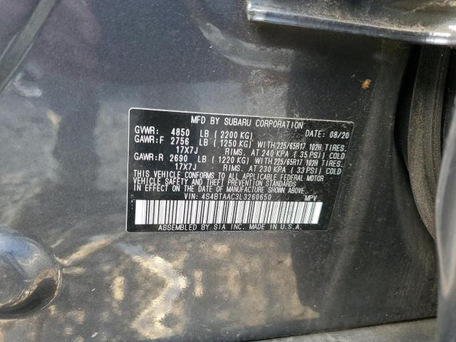 Photo 12 VIN: 4S4BTAAC3L3260650 - SUBARU OUTBACK 